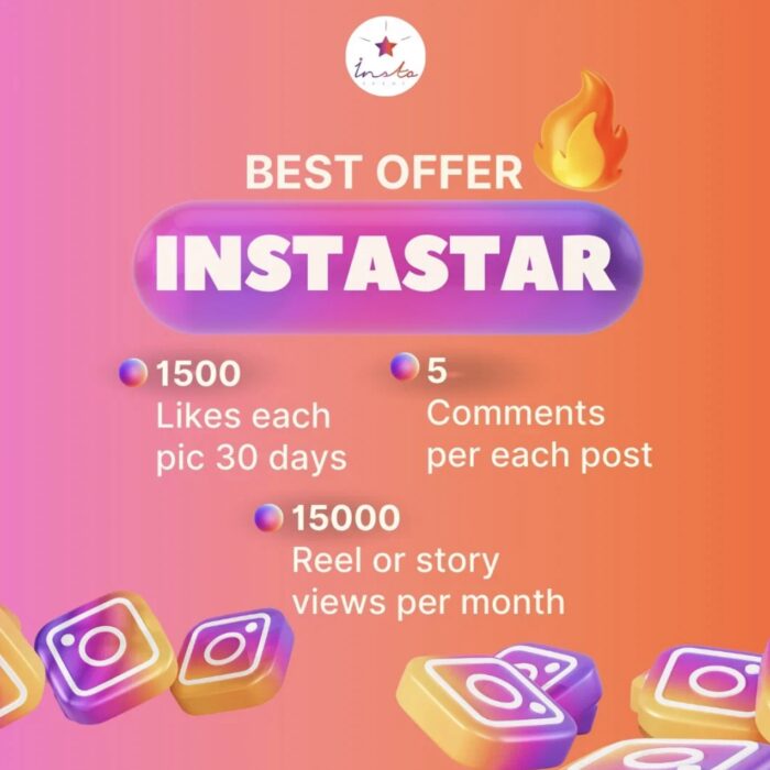 Buy Instagram Likes, Comments, and Views - InstaStar Package