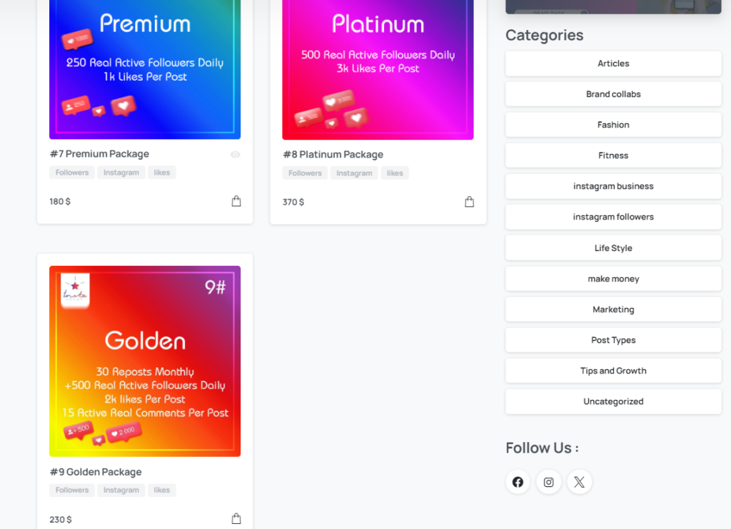 buy Instagram followers private account