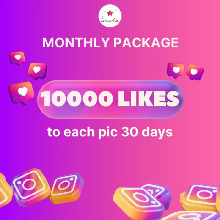 Buy 10000 Instagram Likes Cheap - Monthly Package