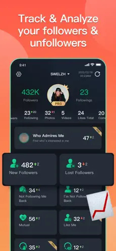 Followers Pro Tracker App